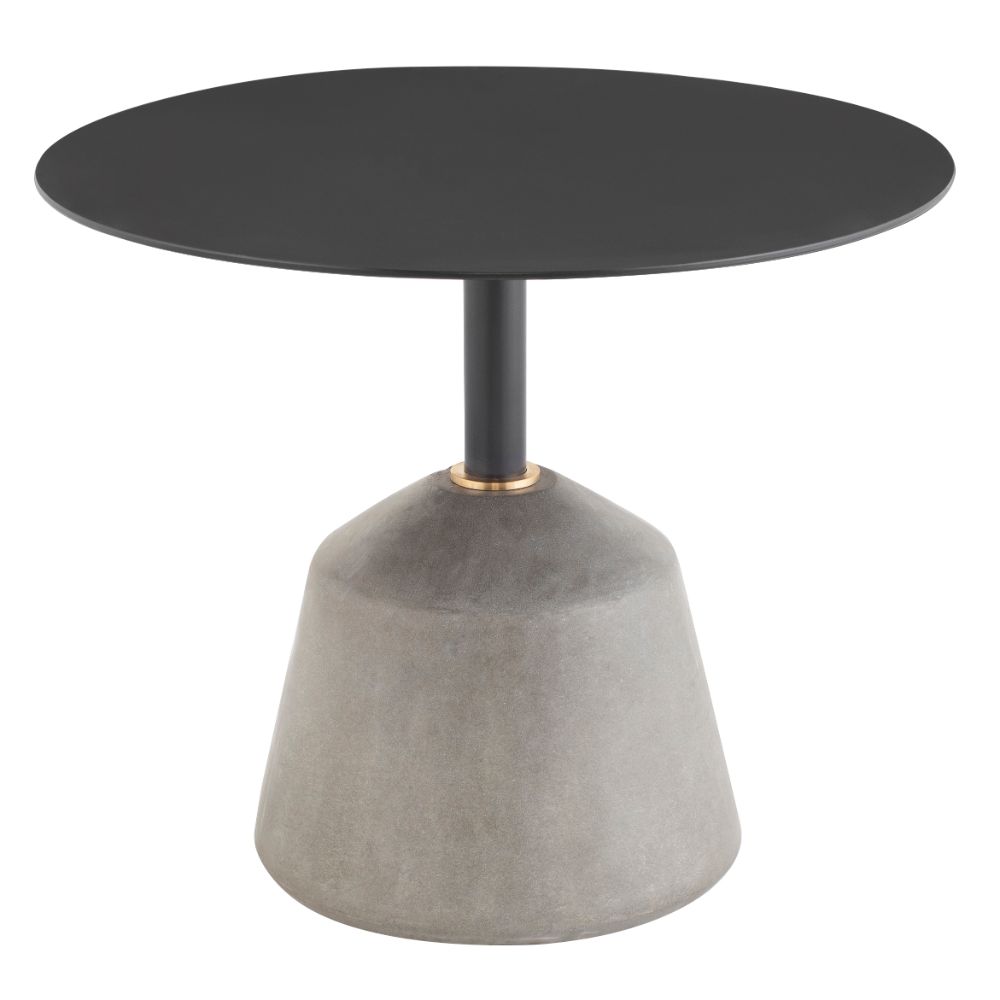 Nuevo HGDA539 Exeter Side Table in Black/Grey